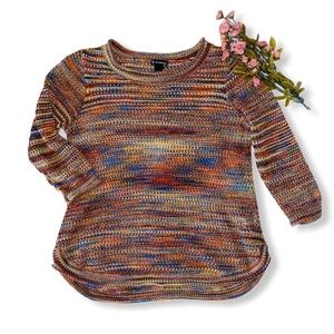 New Directions | Multicolor Crochet Sweater
